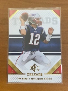 2009 Upper Deck SP Threads tarjeta base de fútbol #93 Tom BRADY 🙂 - Imagen 1 de 2