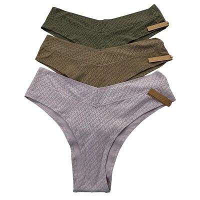 SKIMS Logo Mesh Boy Short Lot of 3 Iris Mica Desert Olive 2X - Image 1 of 4