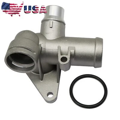 Fits 2002-2006 Audi A4 A4 Quattro 1.8L Coolant Water Outlet 06B121132E USA - Image 1 of 4