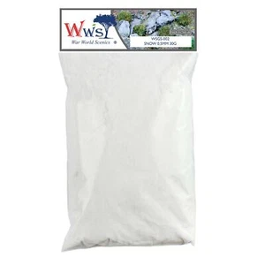 WWS 0.5mm Snow Scatter | CHOOSE SIZE | Model Scenery Material - Picture 1 of 48