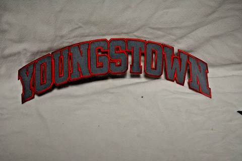 Youngstown Vintage Jersey Patch Red & Silver Cover
