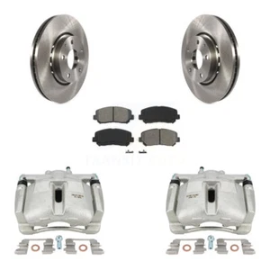Front Disc Brake Caliper Rotors And Semi-Metallic Pads Kit For Mazda CX-5 - Picture 1 of 10