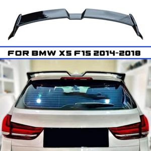 Per BMW X5 F15 2014-2018 spoiler tetto spoiler posteriore ala nero lucido ABS - Foto 1 di 7