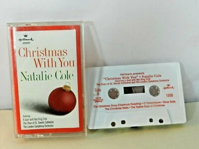 Hallmark NATALIE COLE Christmas With You Cassette Tape Duet w/ NAT KING COLE - Image 1 of 2