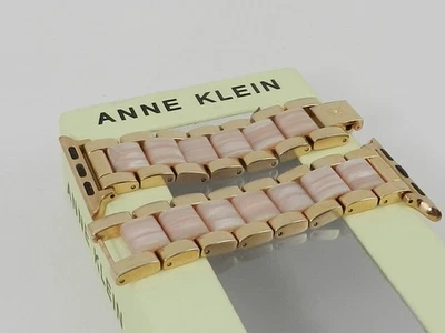 Anne Klein Women's Iridescent Acetate with Rose Gold-Tone Alloy Metal Bracelet - Image 1 of 3