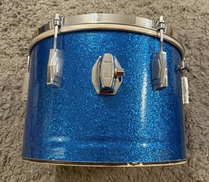 Ludwig 13.25"  Acrylic Concert Tom 1960s - Blue. - Picture 1 of 11