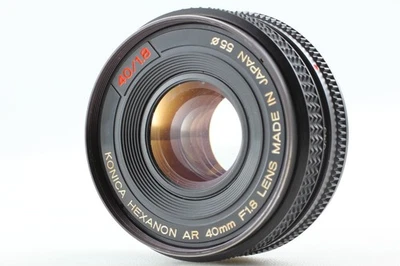 [Exc+5] Lente Konica Hexanon AR 40 mm f/1,8 Pancake SLR MF Prime de JAPÓN Foto 1 de 4