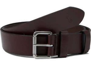 Polo Ralph Lauren Herren Saddle Patch Vollnarbenleder Gürtel BRAUN Gr. 34 - Bild 1 von 2