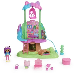 Gabbys Puppenhaus Verwandeln Garten Baumhaus Spielset Katze Neu - Bild 1 von 13