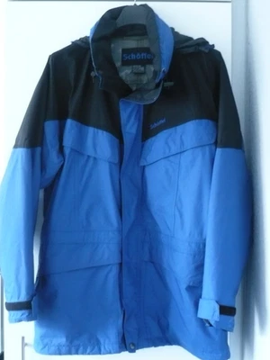 Schöffel Venturi Herren Regenjacke Treckingjacke blau/schwarz Gr. M 50/52 neuw. - Bild 1 von 4