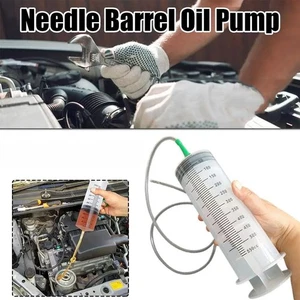 Auto Öl Flüssigkeit Extraktor Kraftstoff Transfer Handpumpe Zapfsäule Vakuum Spritze manuell - Bild 1 von 6