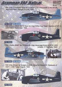 Print Scale Decals 1/72 Grumman F6F Hellcat Fighter - Bild 1 von 5