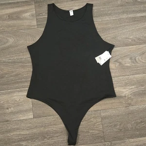 bp. Nordstrom Ribbed Sleeveless Black Bodysuit - Size XL- NWT - Picture 1 of 8