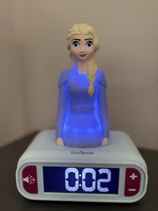 Lexibook Disney Frozen II Night Light With Sounds Alarm Clock for Kids RL800FZ - Picture 1 of 7