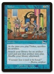 Tinker #45 (LP) Urza's Legacy ULG Magic MTG - Picture 1 of 2
