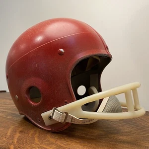 Vintage 50/60er Marietta Suspension Football Helm 7 1/8 mit Riddell Kinnriemen SCHÖN - Bild 1 von 12