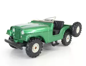 Corgi Jeep CJ5 Metallic Green Toy Car Vintage Model Collectible - Picture 1 of 11