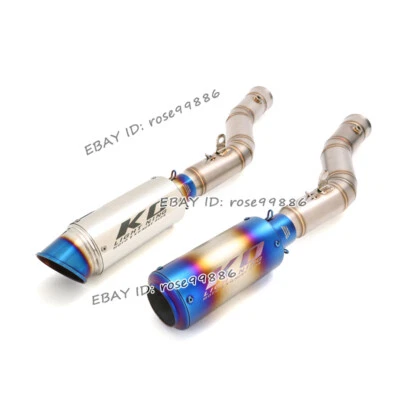 Silenciador de tubo de enlace medio sistema de escape deslizable para Yamaha YZF R1 MT-10 2009-2014 Foto 1 de 4