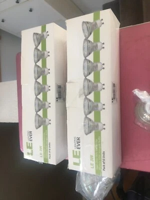 LED.  Bombillas LED MR16 GU10 50W halógenas equivalentes - 14 bombillas Foto 1 de 4