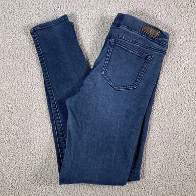 Pantalones de mezclilla para mujer Charlotte Russe talla 8 azul tiro medio 28x30 Foto 1 de 4