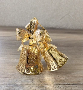 Danbury Mint 2002 Bells gold ornament - Bild 1 von 9