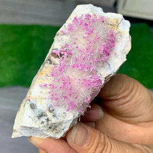 143GRare Moroccan cherry blossom ruby symbio Needle Ironstone Mineral Specimen - Picture 1 of 22