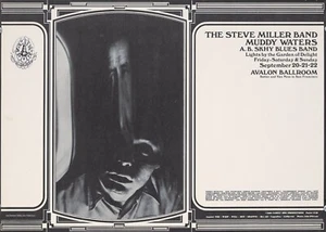 Póster Original Vintage Distorsión Steve Miller Band Muddy Waters Rock 1968 - Imagen 1 de 1