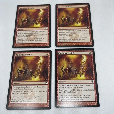MTG 4x Kuldotha Rebirth Scars of Mirrodin 96/249 Regular Common FREE SHIPPING - Image 1 of 2