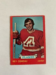 1973-74 O-Pee-Chee #29 Rey Comeau - Atlanta Flames / SET BREAK