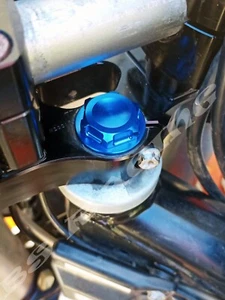 Vite testa comando blu adatta per Husqvarna 701 SM Enduro FE TE FC FS KTM - Foto 1 di 4
