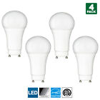 Pack de 4 ampoules DEL de base Sunlite GU24, gradables, 10 W, 2700K blanc chaud, 800 lumens