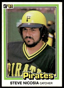 1981 Donruss Steve Nicosia Pittsburgh Pirates #373