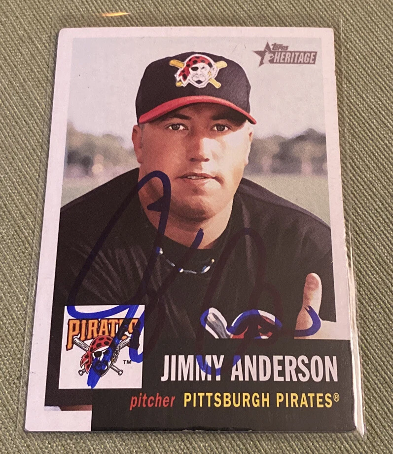 2002 Topps Heritage Jimmy Anderson #258 Autographed Signed Pittsburgh Pirates - Image 1 of 1