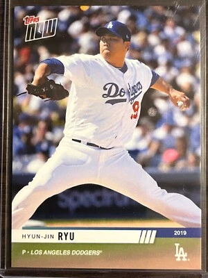 2019 Topps Now #OD-416 Hyun-Jin Ryu Los Angeles Dodgers - Image 1 of 2