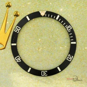 Original Rolex Submariner 16613,16618,16803,16808 Black & Gold Bezel Insert #F34 - Picture 1 of 6