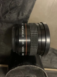 Aux. Wideangle Lens For Video Cameras - Picture 1 of 2