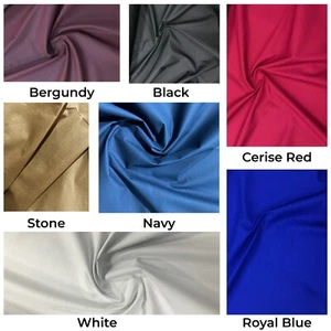 100% COTTON 7oz WATER REPELLENT FABRIC Coated Clothing Covers Luggage Washable - Picture 1 of 20