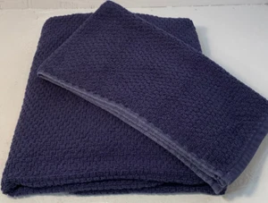 (Set of 2) Wild Sage Savannah Quick Dry Hand & Bath Towel 30 x 54" in Bijou Blue - Picture 1 of 3