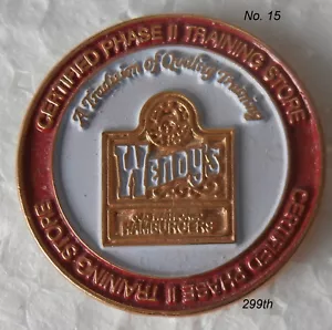WENDY'S Employee Service Pin #15 - Picture 1 of 2