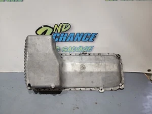 1989 BMW E34 e30 325i 525i ENGINE MOTOR ALUMINUM OIL PAN W/ LEVEL SENSOR OEM - Picture 1 of 8