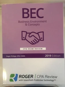 Roger CPA Review BEC Exam Textbook - 2019 Edition - Picture 1 of 1