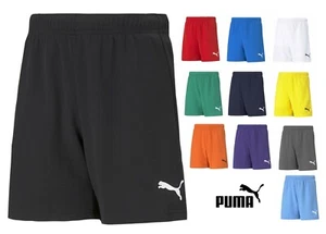 Puma Mens TeamRISE Shorts DryCELL Sports Football Gym Running Training S-3XL - Picture 1 of 21