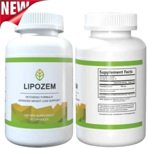 LIPOZEM Ketogene Formel Nahrungsergänzungsmittel - Stoffwechselhilfe, 60 Kapseln - Bild 1 von 10