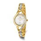 Charles Hubert Ladies Two-Tone Off-White Dial Watch