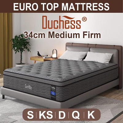Duchess Mattress Queen Double King Single COOL-GEL Memory Foam Pocket Spring - image 1 of 4