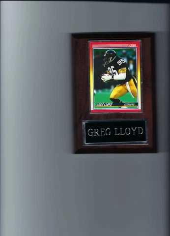 GREG LLOYD PLAQUE PITTSBURGH STEELERS FOOTBALL NFL Cover