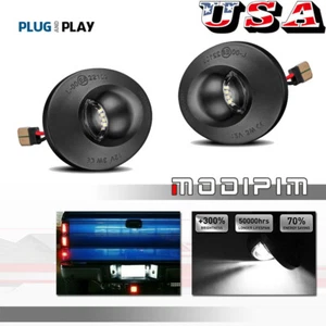 2x White SMD Tube LED License Plate Tag Lights for 1999-2016 Ford F150 F250 F350 - Picture 1 of 12