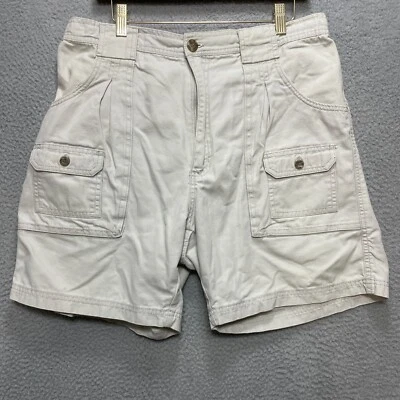 Redhead Khaki Cargo Canvas Shorts Mens 38 Utility Pockets Cotton Hiking Walking - Image 1 of 4