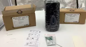 QTY 2) Refillable Black Wall Mount Manual .9litre Hand Soap Sanitizer Dispenser - Picture 1 of 7