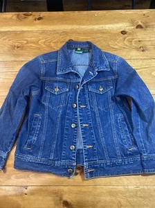 john deere denim jacket Youth Medium 10/12 - Picture 1 of 6